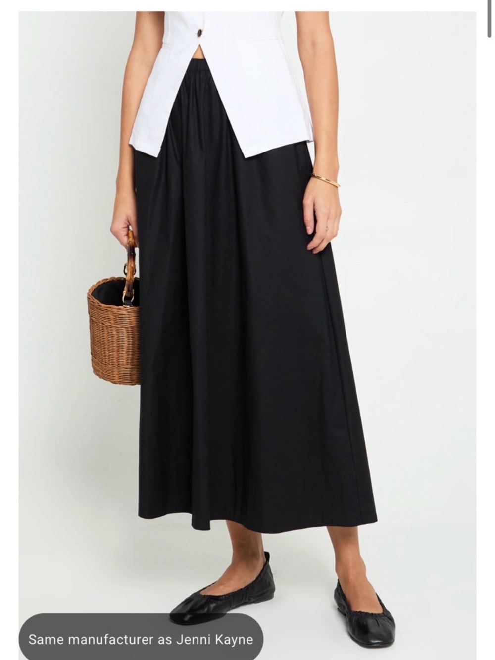 Classic Black Maxi Skirt - Women